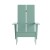 Flash Furniture JJ-C14509-SFM-GG Sea Foam All-Weather Poly Resin Modern 2-Slat Back Adirondack Chair addl-10