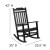 Flash Furniture JJ-C14703-2-T14001-BK-GG Black All-Weather Poly Resin Rocking Chair with Accent Side Table, Set of 2  addl-5