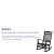 Flash Furniture JJ-C14703-BK-GG Black All-Weather Poly Resin Rocking Chair addl-3