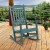 Flash Furniture JJ-C14703-TL-GG Teal All-Weather Poly Resin Rocking Chair addl-1
