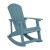 Flash Furniture JJ-C14705-2-T14001-SFM-GG Sea Foam All-Weather Poly Resin Wood Adirondack Rocking Chair with Side Table addl-7