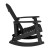 Flash Furniture JJ-C14705-4-T14001-BK-GG Black All-Weather Poly Resin Wood Adirondack Rocking Chair with Side Table addl-9