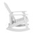 Flash Furniture JJ-C14705-4-T14001-WH-GG White All-Weather Poly Resin Wood Adirondack Rocking Chair with Side Table addl-9