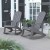 Flash Furniture JJ-C14705-GY-2-GG Gray All-Weather Poly Resin Wood Adirondack Rocking Chair, Set of 2 addl-1