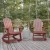 Flash Furniture JJ-C14705-RED-2-GG All Weather Red Poly Resin Wood Adirondack Rocking Chair, Set of 2 addl-1