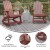 Flash Furniture JJ-C14705-RED-2-GG All Weather Red Poly Resin Wood Adirondack Rocking Chair, Set of 2 addl-4