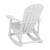 Flash Furniture JJ-C14705-WH-2-GG White All Weather Poly Resin Wood Adirondack Rocking Chair, Set of 2 addl-6