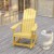 Flash Furniture JJ-C14705-YLW-GG Yellow All Weather Poly Resin Wood Adirondack Rocking Chai addl-5