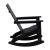 Flash Furniture JJ-C14709-2-T14001-BK-GG Black Modern All-Weather 2-Slat Poly Resin Rocking Adirondack Chair with Side Table, Set of 2 addl-9