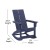 Flash Furniture JJ-C14709-2-T14001-NW-GG Navy Modern All-Weather 2-Slat Poly Resin Rocking Adirondack Chair with Complementary White Side Table, Set of 2 addl-5