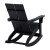 Flash Furniture JJ-C14709-BK-2-GG Modern Black All-Weather 2-Slat Poly Resin Rocking Adirondack Chair, Set of 2 addl-12