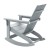 Flash Furniture JJ-C14709-GY-2-GG Modern Gray All-Weather 2-Slat Poly Resin Rocking Adirondack Chair, Set of 2 addl-10