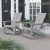 Flash Furniture JJ-C14709-GY-2-GG Modern Gray All-Weather 2-Slat Poly Resin Rocking Adirondack Chair, Set of 2 addl-1