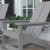 Flash Furniture JJ-C14709-GY-2-GG Modern Gray All-Weather 2-Slat Poly Resin Rocking Adirondack Chair, Set of 2 addl-6
