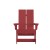 Flash Furniture JJ-C14709-RED-2-GG Red All Weather Dual Slat Back Poly Resin Wood Adirondack Rocking Chair, Set of 2 addl-11