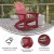 Flash Furniture JJ-C14709-RED-2-GG Red All Weather Dual Slat Back Poly Resin Wood Adirondack Rocking Chair, Set of 2 addl-4