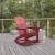 Flash Furniture JJ-C14709-RED-GG Red All Weather Dual Slat Back Poly Resin Wood Adirondack Rocking Chair, addl-1