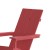 Flash Furniture JJ-C14709-RED-GG Red All Weather Dual Slat Back Poly Resin Wood Adirondack Rocking Chair, addl-8