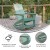 Flash Furniture JJ-C14709-SFM-2-GG Sea Foam All Weather Dual Slat Back Poly Resin Wood Adirondack Rocking Chair, Set of 2 addl-4