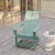 Flash Furniture JJ-C14709-SFM-2-GG Sea Foam All Weather Dual Slat Back Poly Resin Wood Adirondack Rocking Chair, Set of 2 addl-6