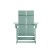 Flash Furniture JJ-C14709-SFM-2-GG Sea Foam All Weather Dual Slat Back Poly Resin Wood Adirondack Rocking Chair, Set of 2 addl-8