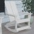 Flash Furniture JJ-C14709-WH-2-GG White All-Weather 2-Slat Poly Resin Rocking Adirondack Chair, Set of2 addl-7
