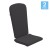 Flash Furniture JJ-CSN14501-GY-2-GG Gray All Weather Indoor/Outdoor High Back Adirondack Chair Cushions, Set of 2 addl-2