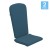 Flash Furniture JJ-CSN14501-TL-2-GG Teal All Weather Indoor/Outdoor High Back Adirondack Chair Cushions, Set of 2 addl-2