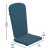 Flash Furniture JJ-CSN14501-TL-2-GG Teal All Weather Indoor/Outdoor High Back Adirondack Chair Cushions, Set of 2 addl-5