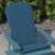 Flash Furniture JJ-CSN14501-TL-2-GG Teal All Weather Indoor/Outdoor High Back Adirondack Chair Cushions, Set of 2 addl-6