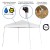 Flash Furniture JJ-GZ88183Z-WH-GG 8
