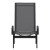 Flash Furniture JJ-LC323-BLK-BLK-GG All-Weather Adjustable Chaise Lounge Chair with Arms, Black/Black addl-10