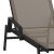 Flash Furniture JJ-LC323-BLK-BR-GG All-Weather Adjustable Chaise Lounge Chair with Arms, Black/Brown addl-8