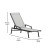 Flash Furniture JJ-LC323-BLK-GRY-GG All-Weather Adjustable Chaise Lounge Chair with Arms, Black/Gray addl-4