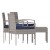 Flash Furniture JJ-S312-GYNV-GG 4 Piece Gray Patio Set with Steel Frame and Navy Cushions addl-10