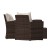 Flash Furniture JJ-S351-BNBG-GG 4 Piece Brown Patio Set with Beige Back Pillows and Seat Cushions addl-10