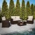 Flash Furniture JJ-S351-BNBG-GG 4 Piece Brown Patio Set with Beige Back Pillows and Seat Cushions addl-1