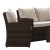 Flash Furniture JJ-S351-BNBG-GG 4 Piece Brown Patio Set with Beige Back Pillows and Seat Cushions addl-9