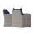 Flash Furniture JJ-S351-GYNV-GG 4 Piece Light Gray Patio Set with Navy Back Pillows and Seat Cushions addl-10