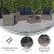 Flash Furniture JJ-S351-GYNV-GG 4 Piece Light Gray Patio Set with Navy Back Pillows and Seat Cushions addl-3