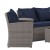 Flash Furniture JJ-S351-GYNV-GG 4 Piece Light Gray Patio Set with Navy Back Pillows and Seat Cushions addl-9