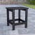 Flash Furniture JJ-T14001-BLK-GG Black All-Weather Poly Resin Wood Adirondack Side Table addl-1