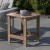 Flash Furniture JJ-T14001-BR-GG Natural All-Weather Poly Resin Wood Adirondack Side Table addl-1