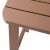 Flash Furniture JJ-T14001-BR-GG Natural All-Weather Poly Resin Wood Adirondack Side Table addl-7