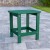 Flash Furniture JJ-T14001-GRN-GG Green All-Weather Poly Resin Wood Adirondack Side Table addl-1