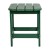 Flash Furniture JJ-T14001-GRN-GG Green All-Weather Poly Resin Wood Adirondack Side Table addl-5