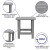 Flash Furniture JJ-T14001-GY-GG Gray All-Weather Poly Resin Wood Adirondack Side Table addl-3