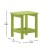 Flash Furniture JJ-T14001-LM-GG Lime Green All-Weather Poly Resin Wood Adirondack Side Table addl-4