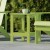 Flash Furniture JJ-T14001-LM-GG Lime Green All-Weather Poly Resin Wood Adirondack Side Table addl-5