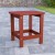 Flash Furniture JJ-T14001-RED-GG Red All-Weather Poly Resin Wood Adirondack Side Table addl-1